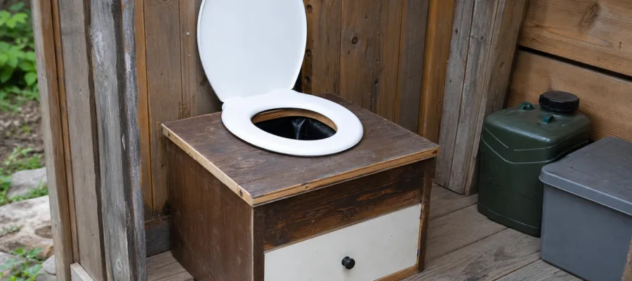Campingtoilette aus alten Moebelteilen nachhaltig selber bauen
