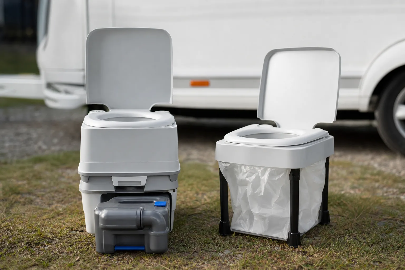 Campingtoilette mit Kassette oder Beutel: Systeme im Vergleich